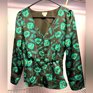 J.crew blouse size 6. Like new.